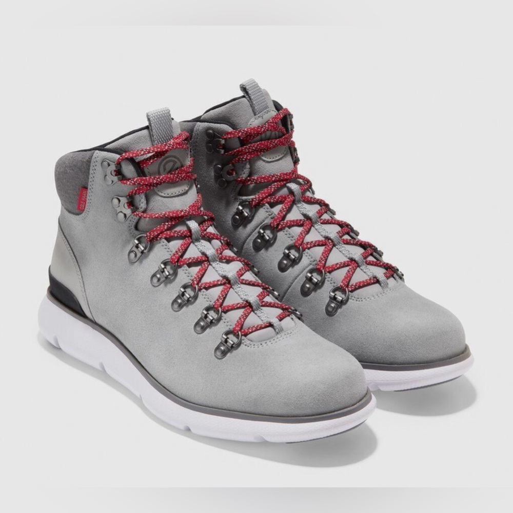 ⭐️⭐️ Cole Haan Men's Zerogrand Omni Hiker Waterproof Boot Gray NIB 7.5